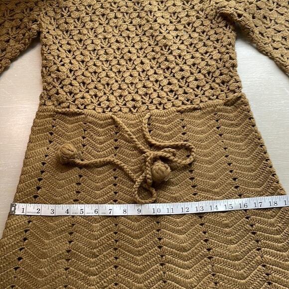 Vintage handmade OOAK crochet midi dress - Picture 7 of 7